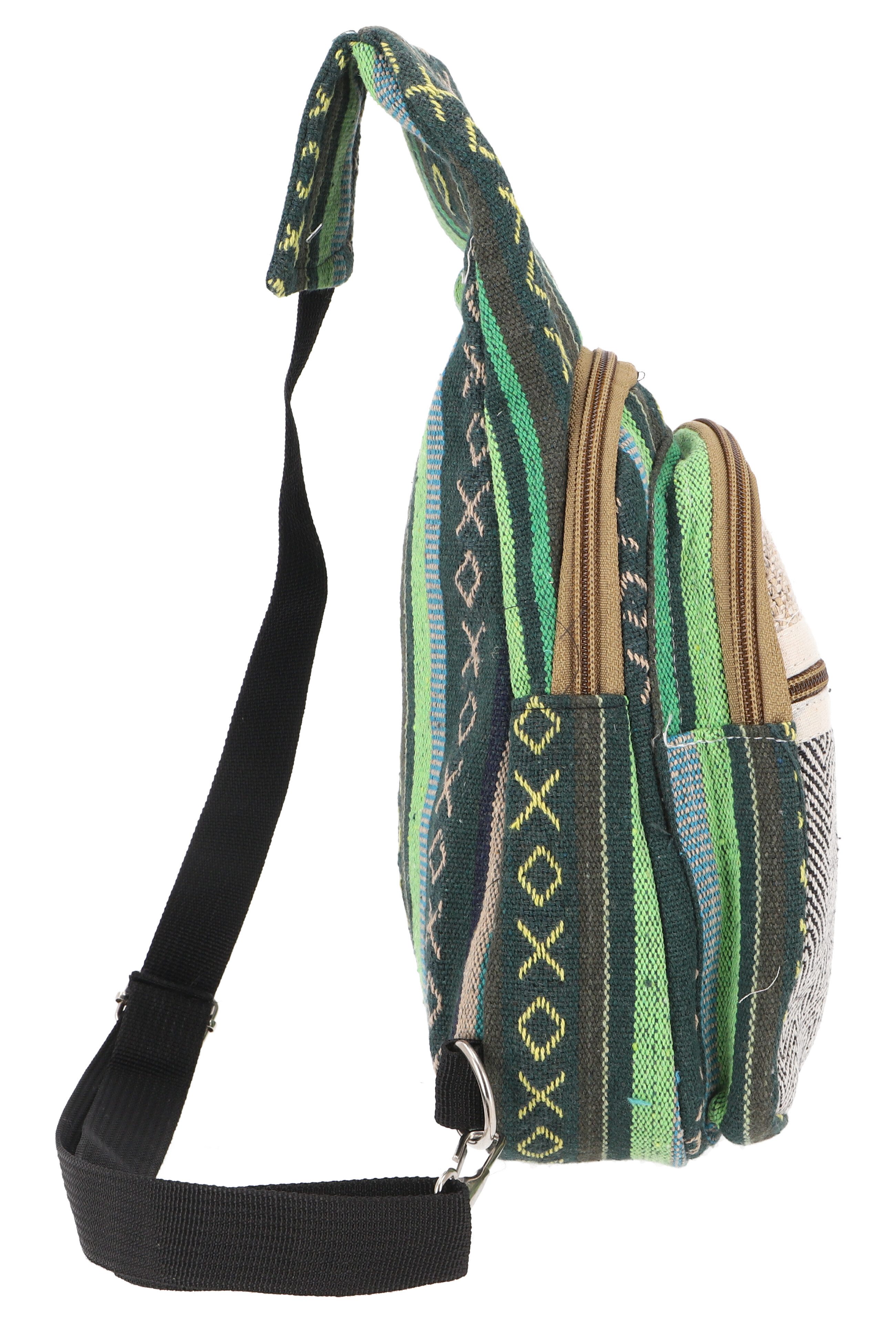 Guru-Shop Freizeitrucksack Extravaganter Ethno Baumwoll/Hanf Rucksack,.. günstig online kaufen