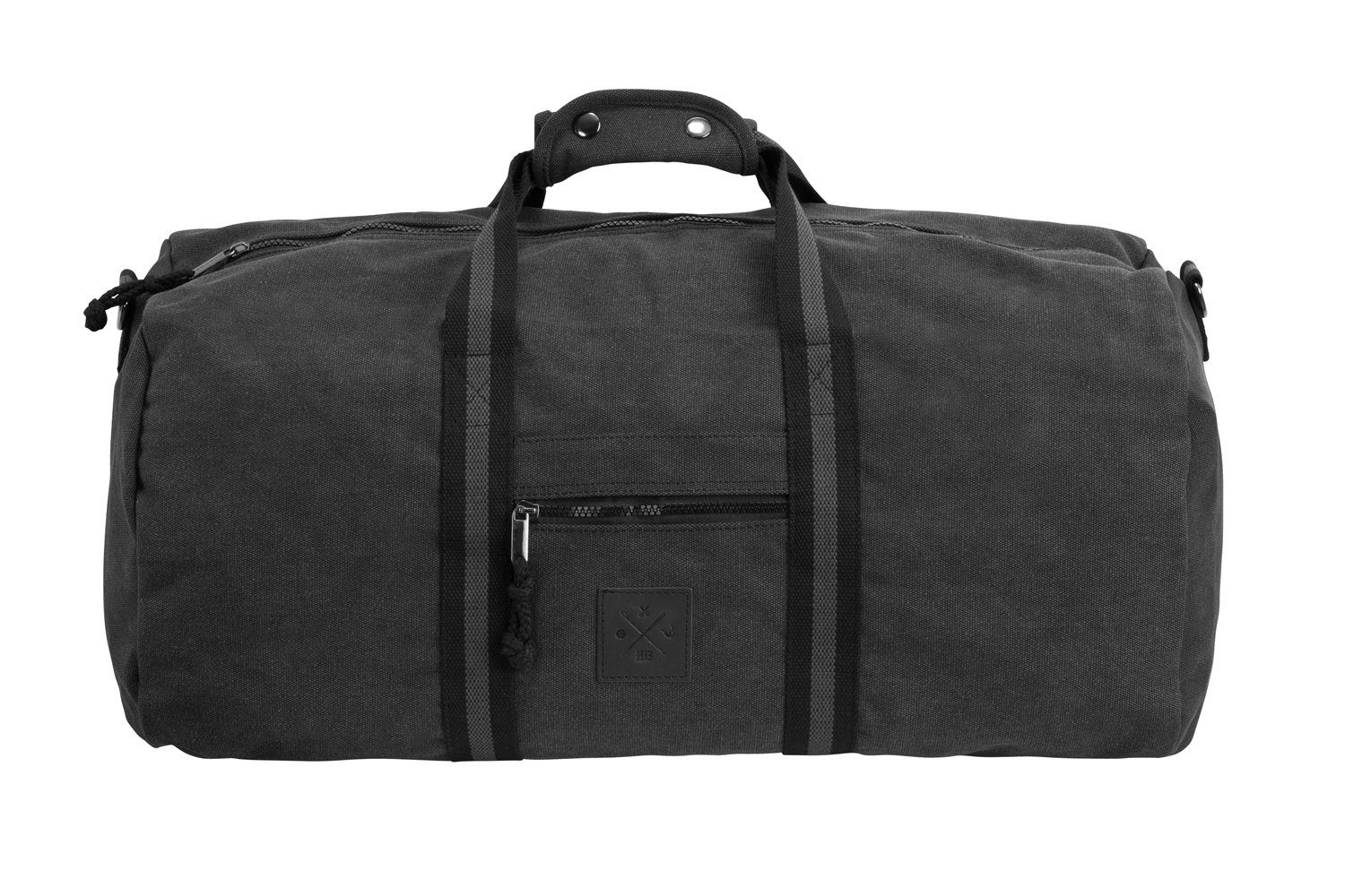 Manufaktur13 Sporttasche Canvas Duffel Bag - Sporttasche, Barrel Bag, Reisetasche, 45L Fassungsvermögen Grey Matter | Sporttaschen