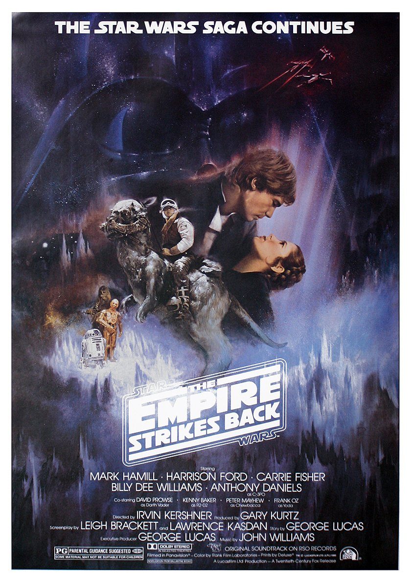 Star Wars Плакат Star Wars Плакат Empire Strikes back Style A 61 x 91,5 cm