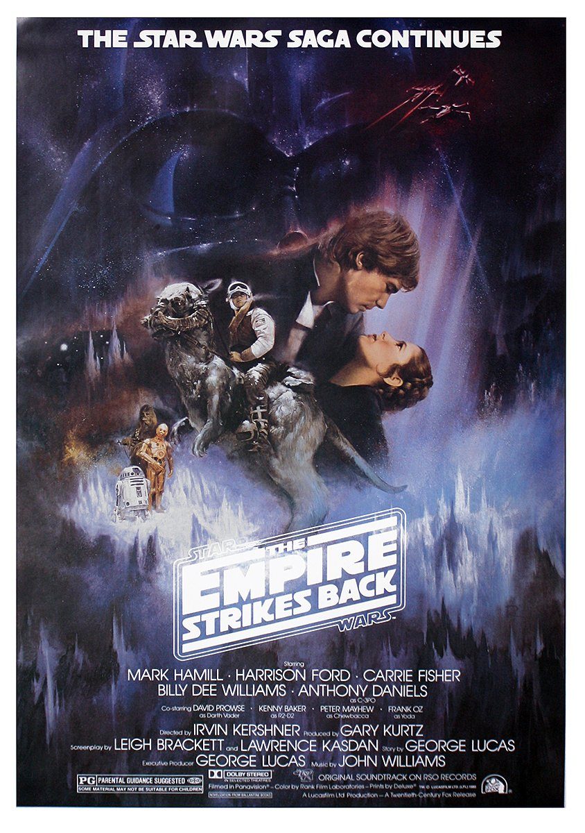 Star Wars 61 91,5 x Poster Wars Strikes Empire Poster back A Star cm Style