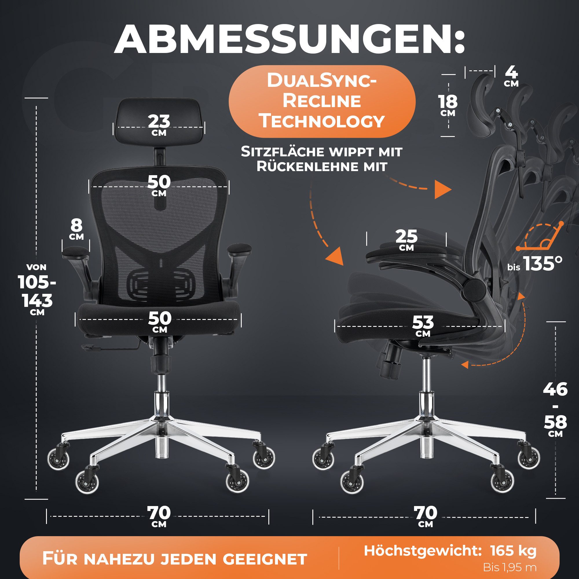 CLOUVOU Bürostuhl SmartSeat, Schreibtischstuhl, ergonomisch, Chefsessel, günstig online kaufen