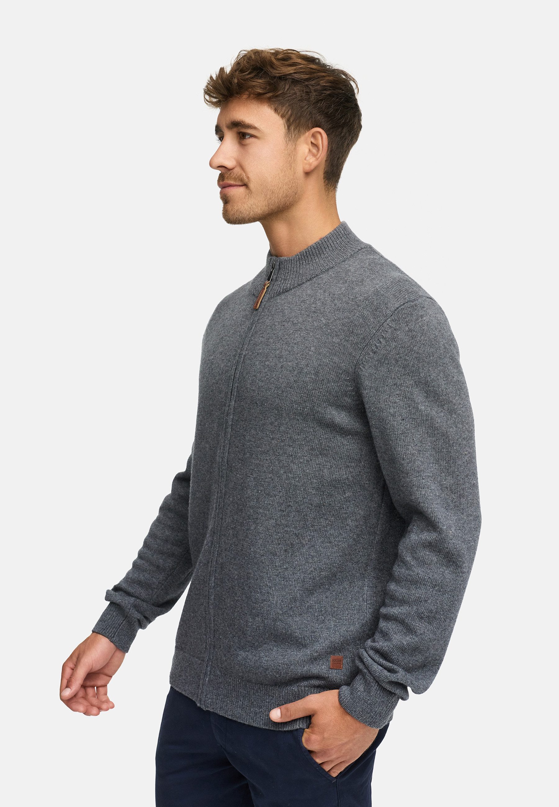 Indicode Cardigan Herren INMargous Cardigan Herrenstrickjacke