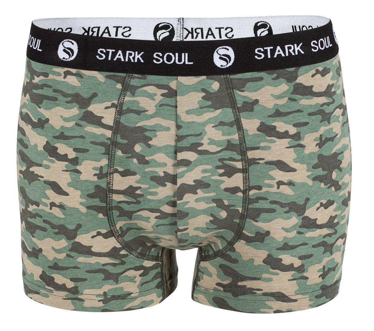 Stark Soul® Boxershorts 3'er Pack, Camouflage (3-St) in angenehmer Baumwollqualität
