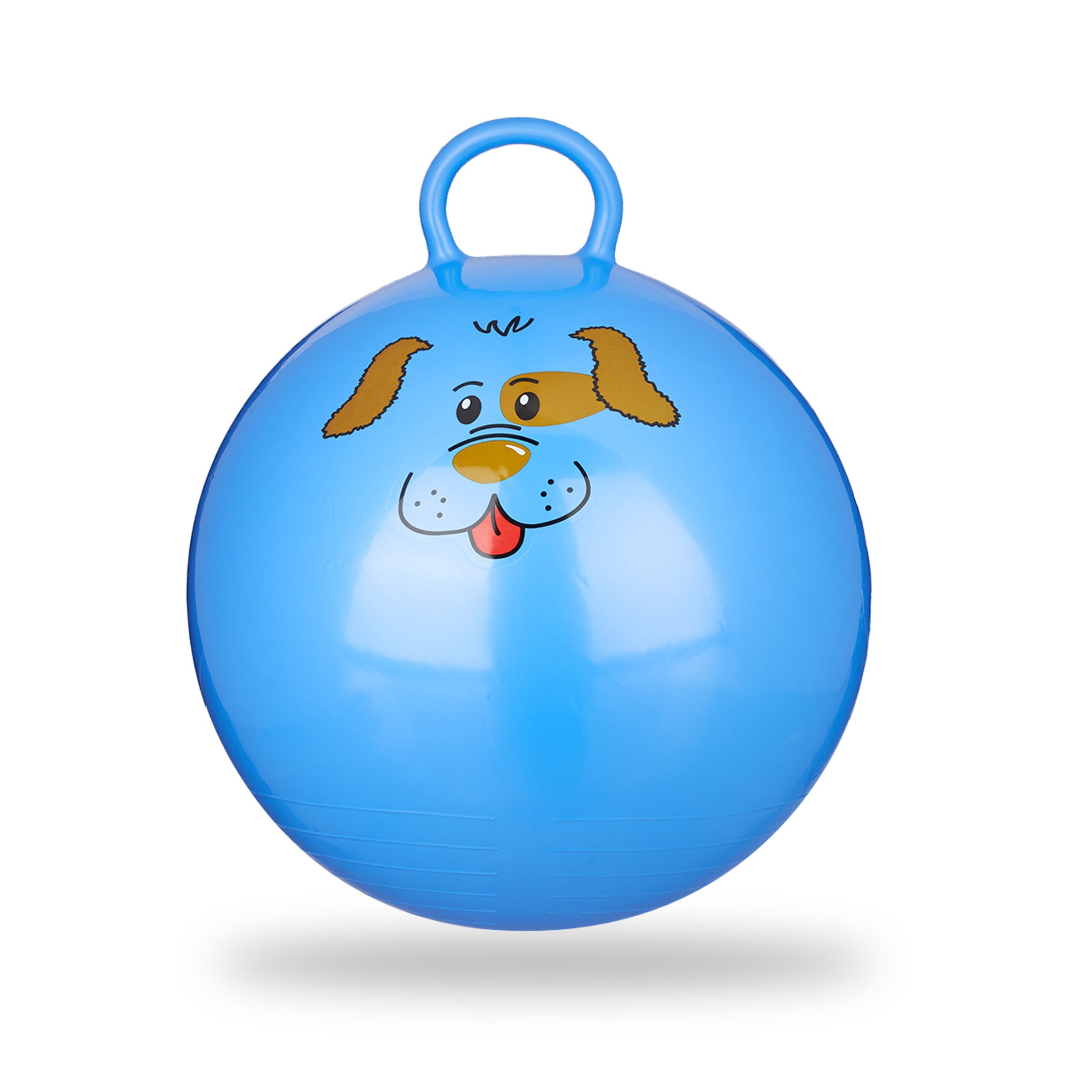 relaxdays Hüpfspielzeug Hüpfball Kinder, Blau günstig online kaufen