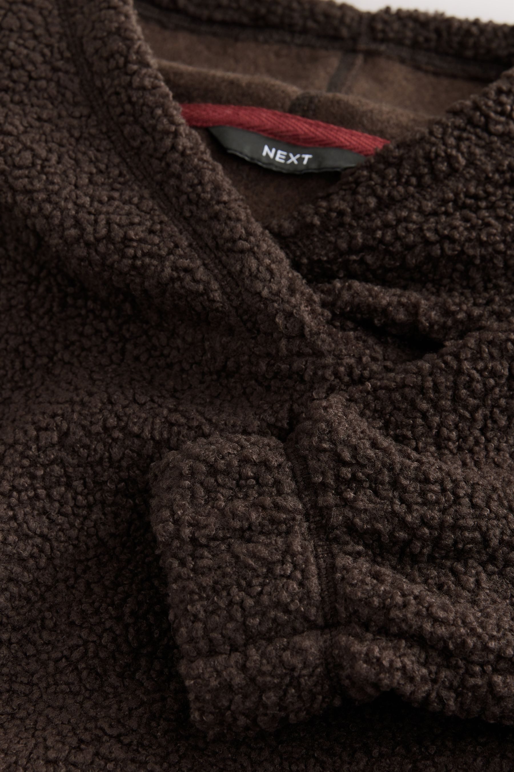 Next Kapuzenpullover Weiches Langarm-Hoodie aus Teddyborg (1-tlg)