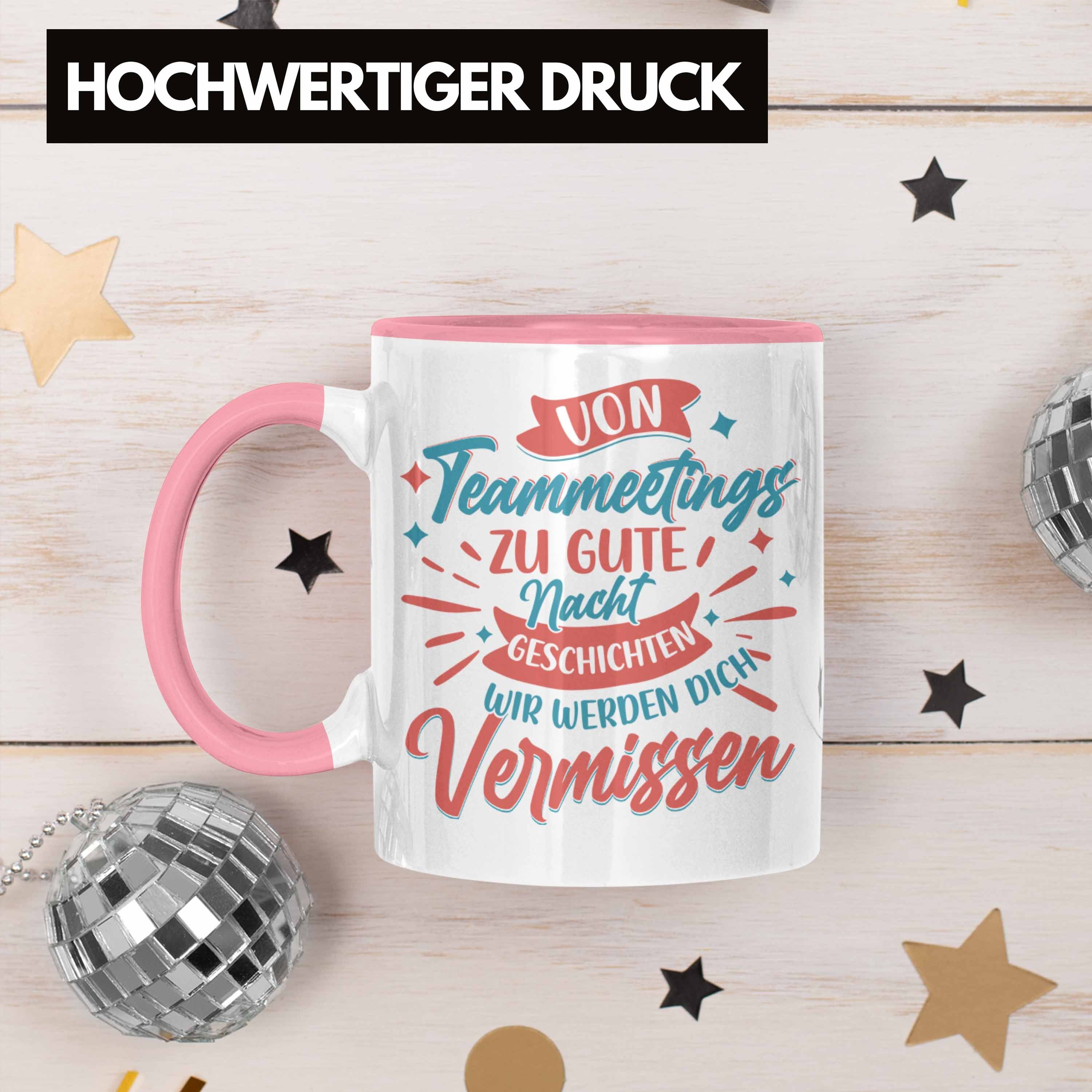 Kaffeetasse Mutterschutz Mutterschutz Tasse Tasse Geschenk Rosa Abschied Trendation Kollegi