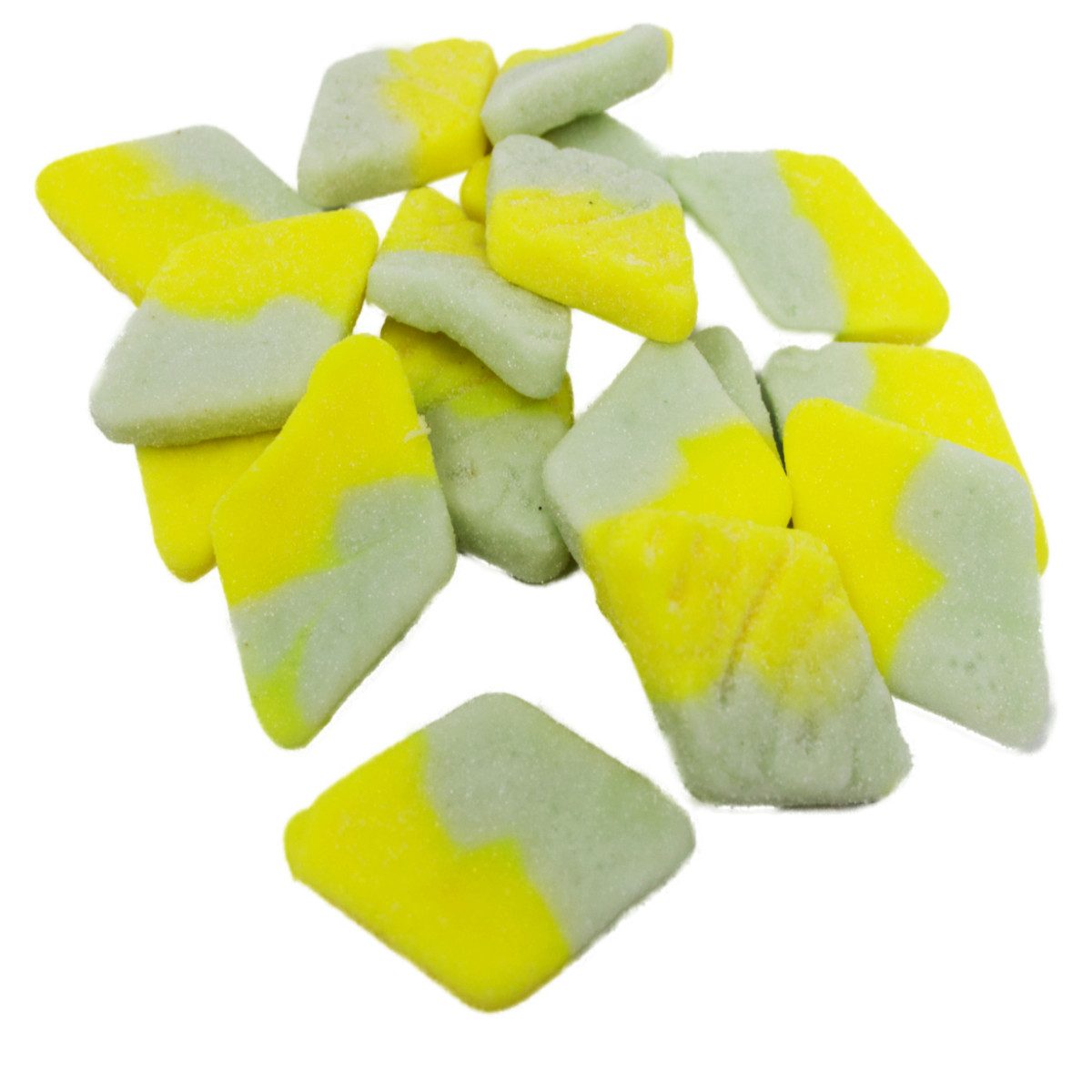BUBS Süßigkeit, Bubs Fruchtgummi Tutti Frutti Rombs Rauten sauer gezuckert 2600g
