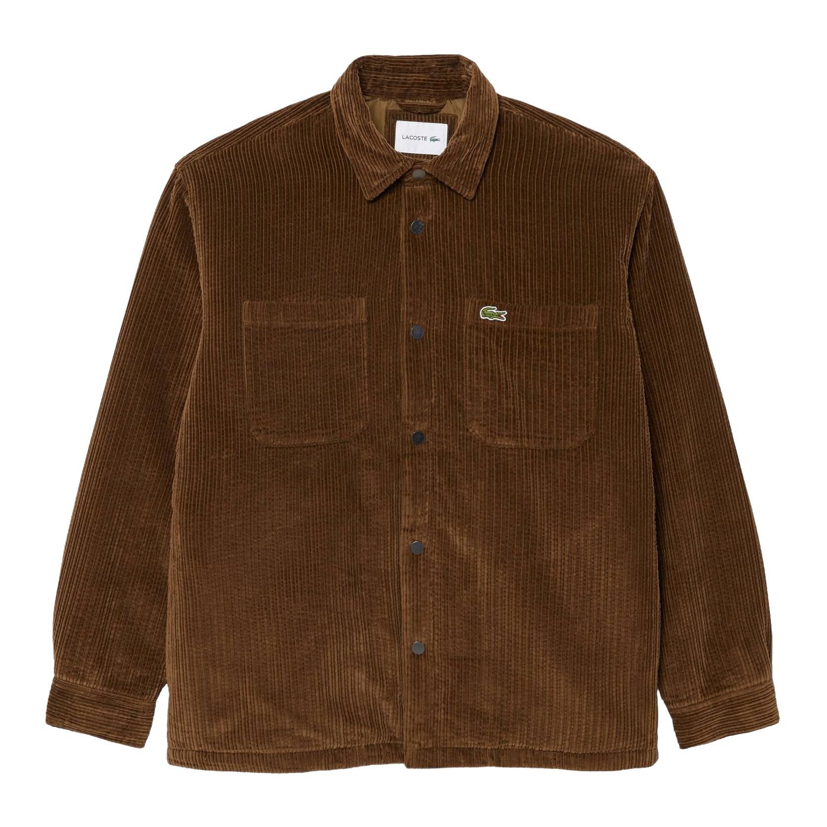 Lacoste Langarmhemd Lacoste Padded Corduroy Overshirt