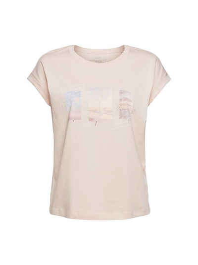 edc by Esprit T-Shirt »T-Shirt mit kunstvollem Print« (1-tlg)