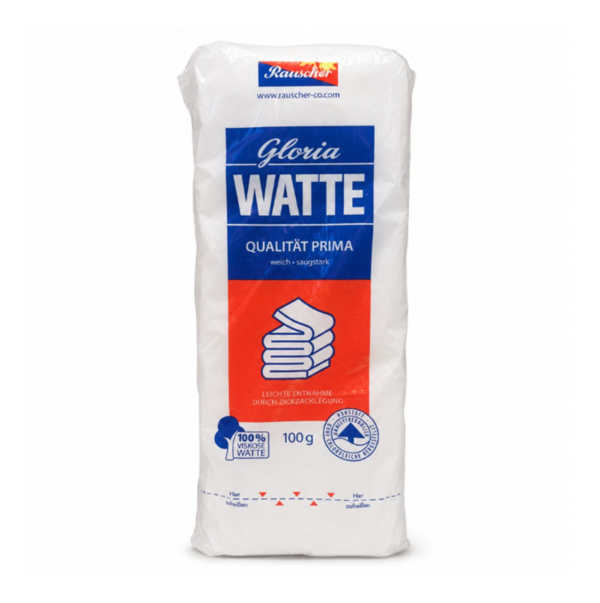 Lohmann & Rauscher GmbH & Co.KG Gesichtsreinigungstuch GLORIA Watte