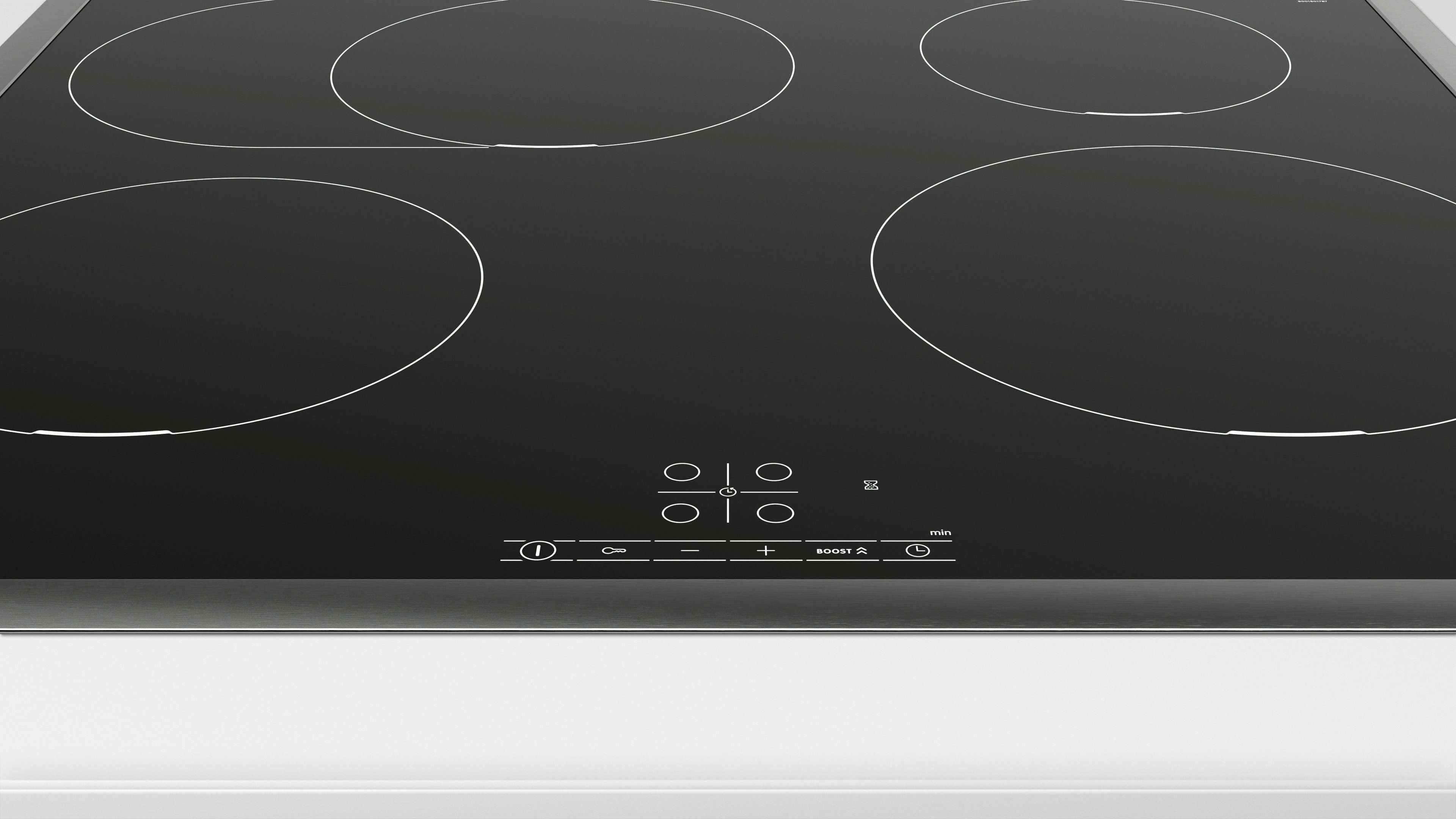 BOSCH Induktions-Kochfeld Serie 4 PIF645BB5E, Touch select-Funktion für Bedienung per Fingerdruck