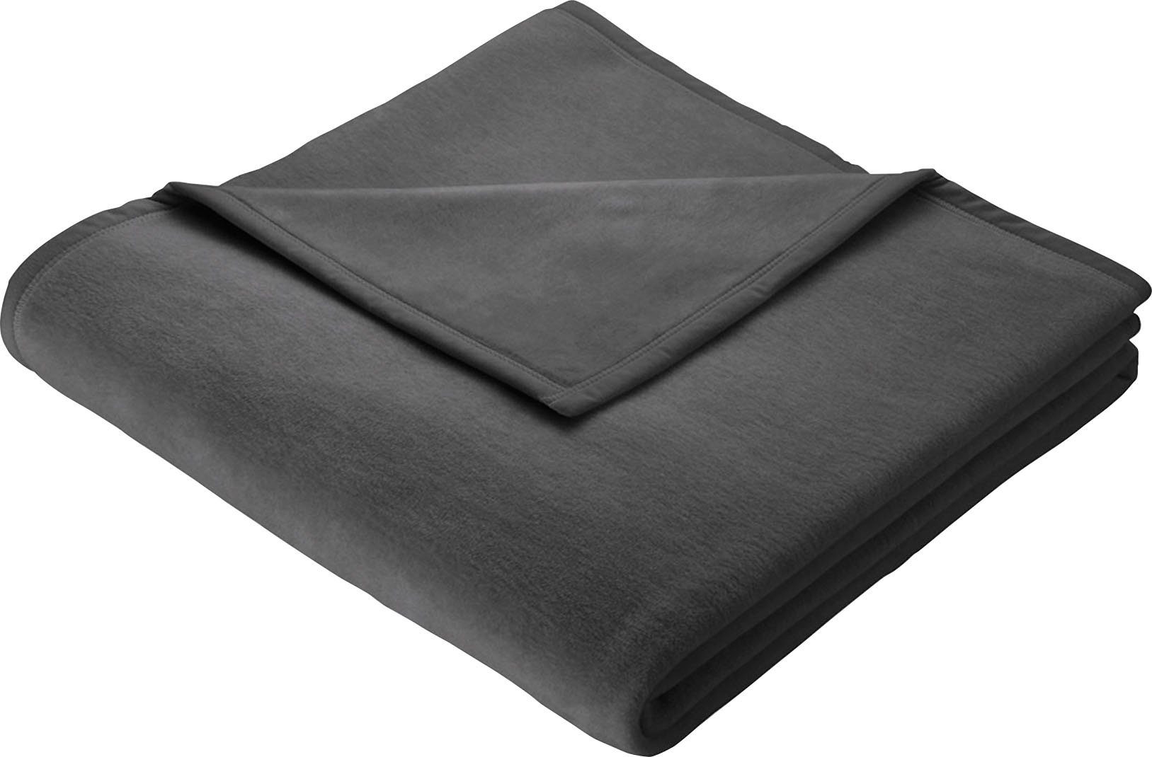 Wohndecke Cotton Home, Kuscheldecke, Biederlack, im Uni Design, Kuscheldecke