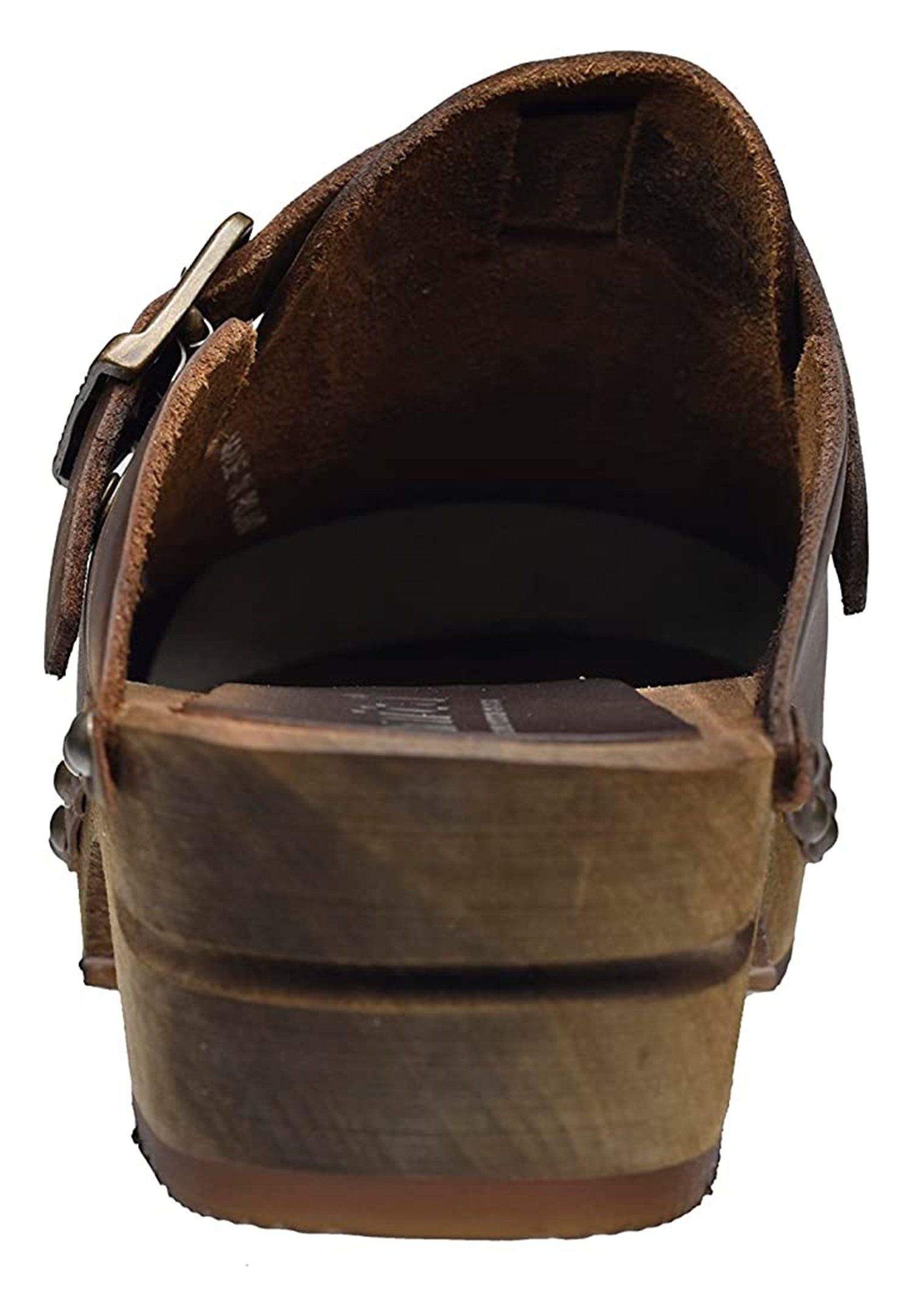 Sanita Wood Kristal open Pantolette