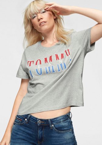 TOMMY JEANS TOMMY джинсы блуза с круглым вырезом &...