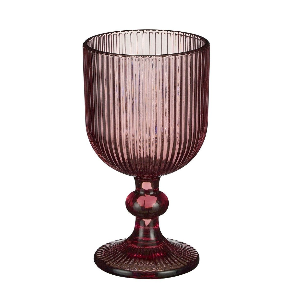 Mica Decorations Weinglas Merlot Wine Glass - Set of 6 - 250 ml - Glass - Purple, Glas