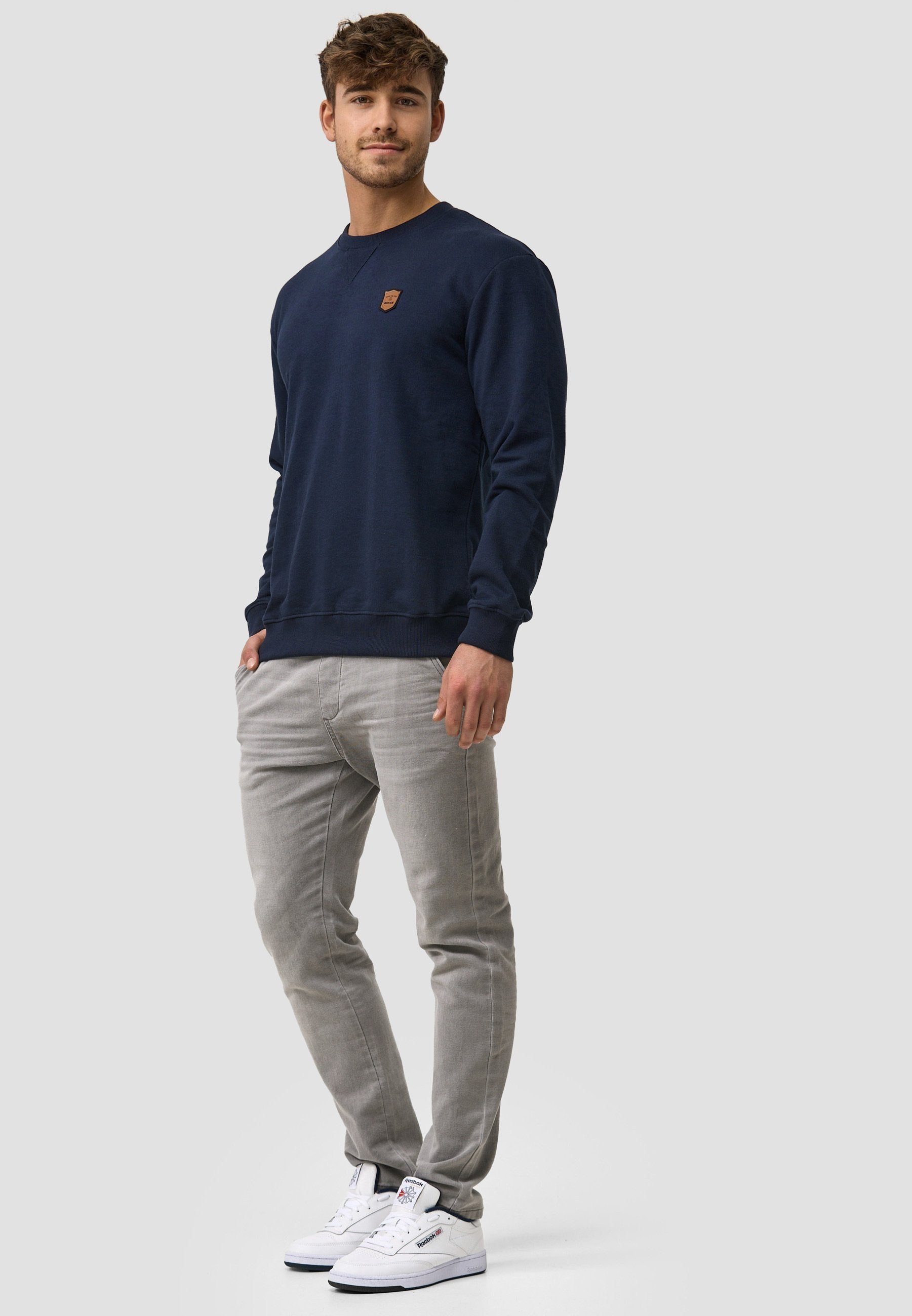 Navy Hoodie Beechen Indicode