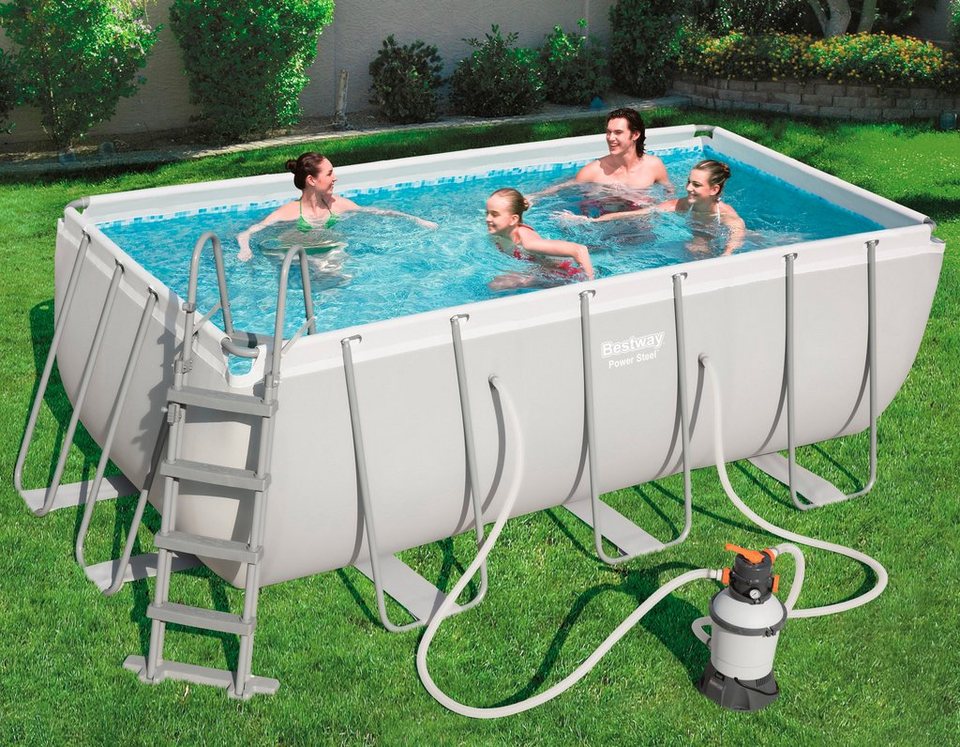 Bestway Framepool »Power Steel™« (Set), Wasserkapazität zu ... Bestway Framepool »Power Steel™« (Set), Wasserkapazität zu ...