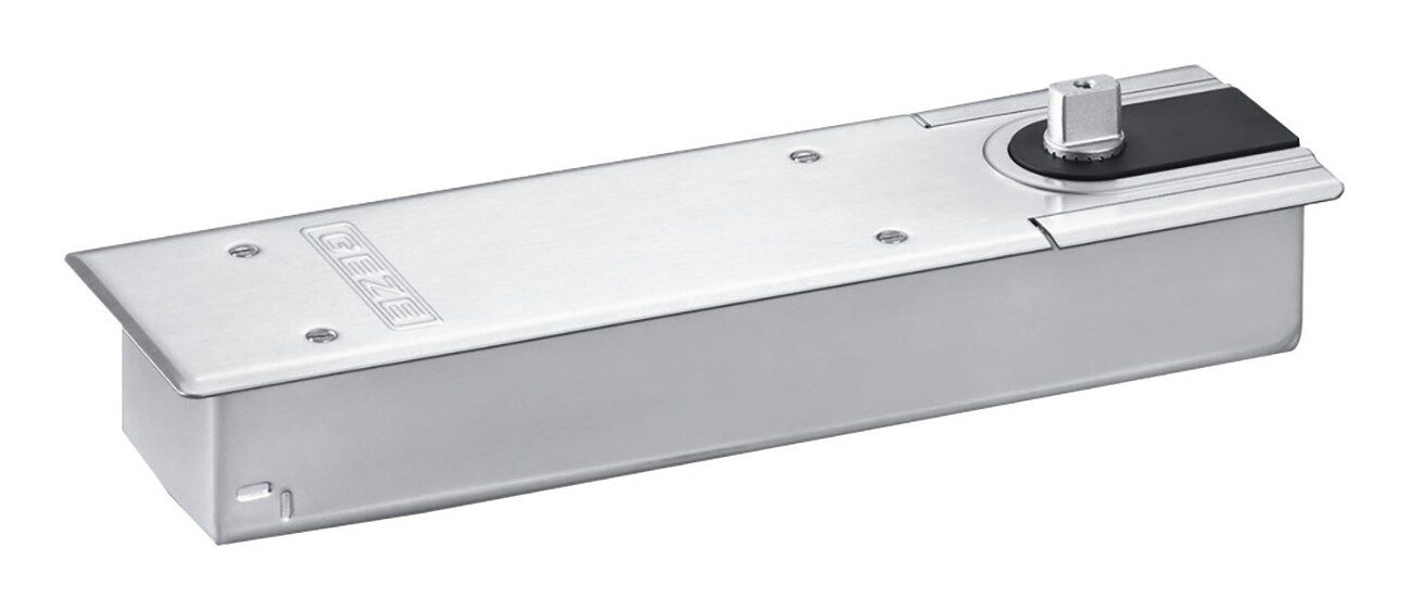 GEZE Türschließer, Feststellung 80°-120°, Bodentürschließer TS 500, NV, EN 3-6, verzinkt, o. Deckplatte