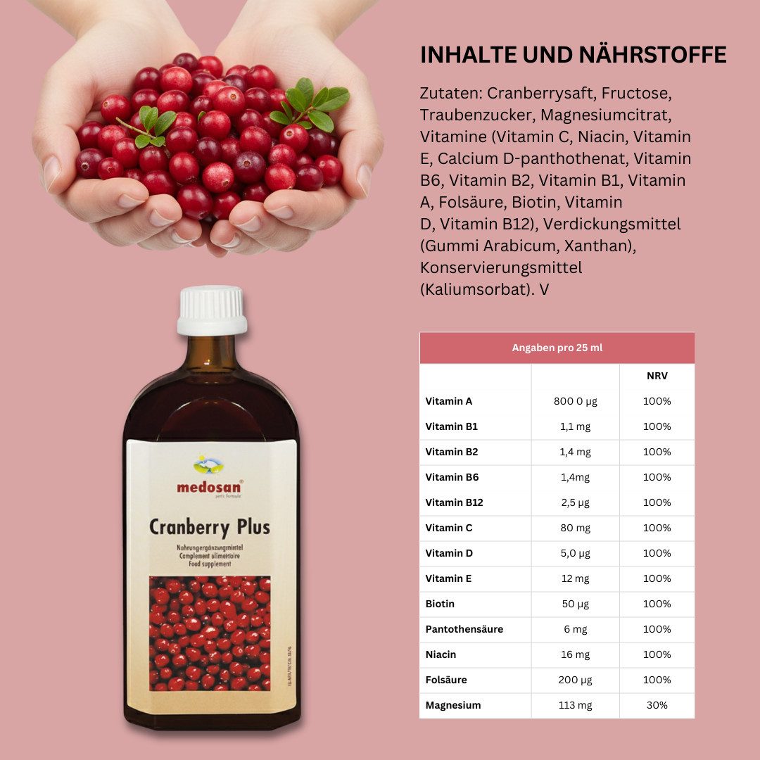 Medosan Cranberry Sirup
