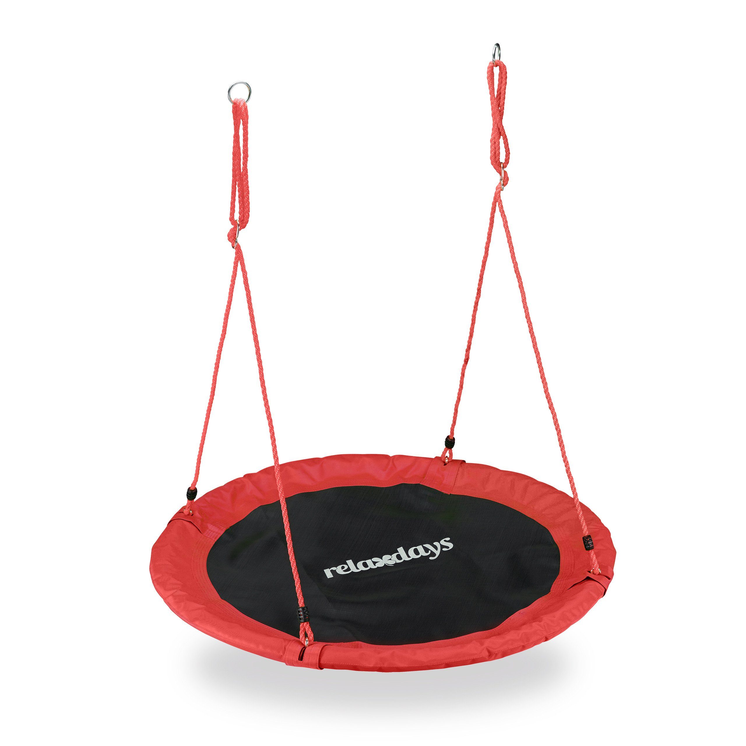 relaxdays Nestschaukel 110 cm, Rot günstig online kaufen