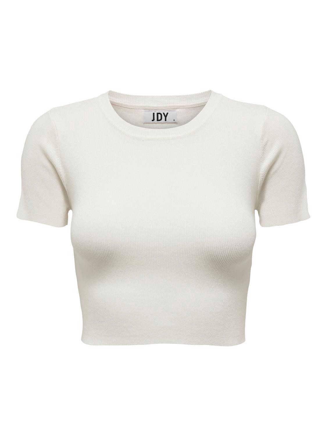 Kurzarmpullover JDYCIRKELINE S/S CROP TOP KNT NOOS