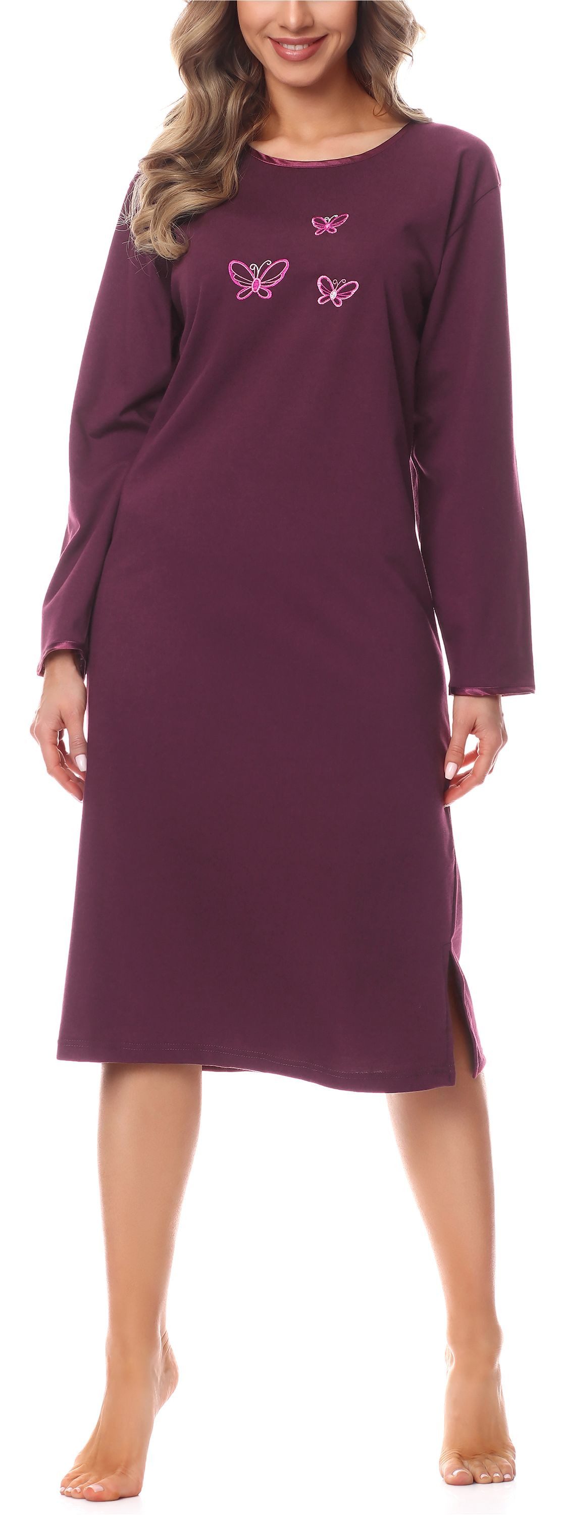 Aubergine (Langarm)