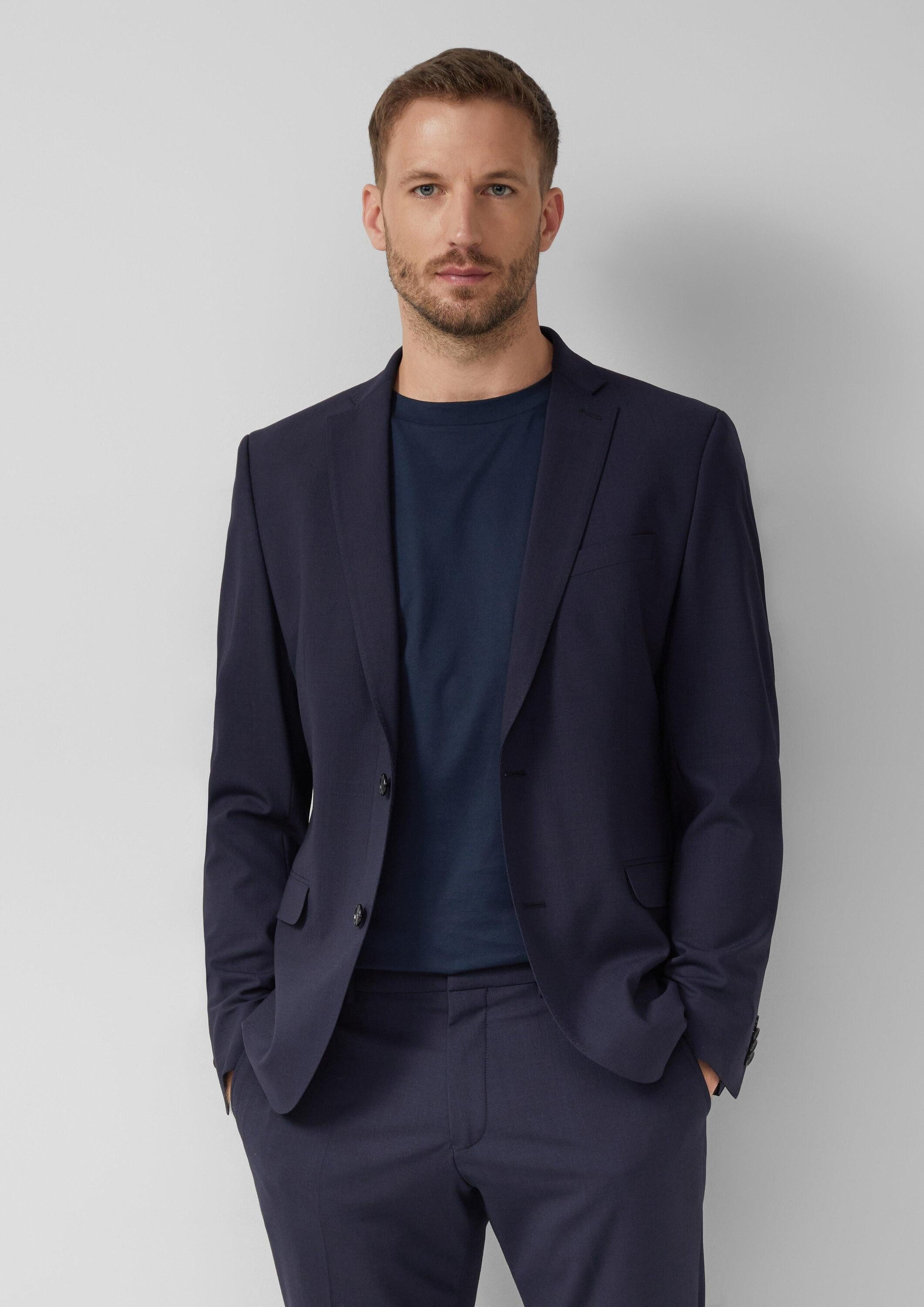 s.Oliver Sakko Indoor-Sakko S.OULTIMATE s.O ULTIMATE: Anzugsakko aus hochelastischem Schurwollmix