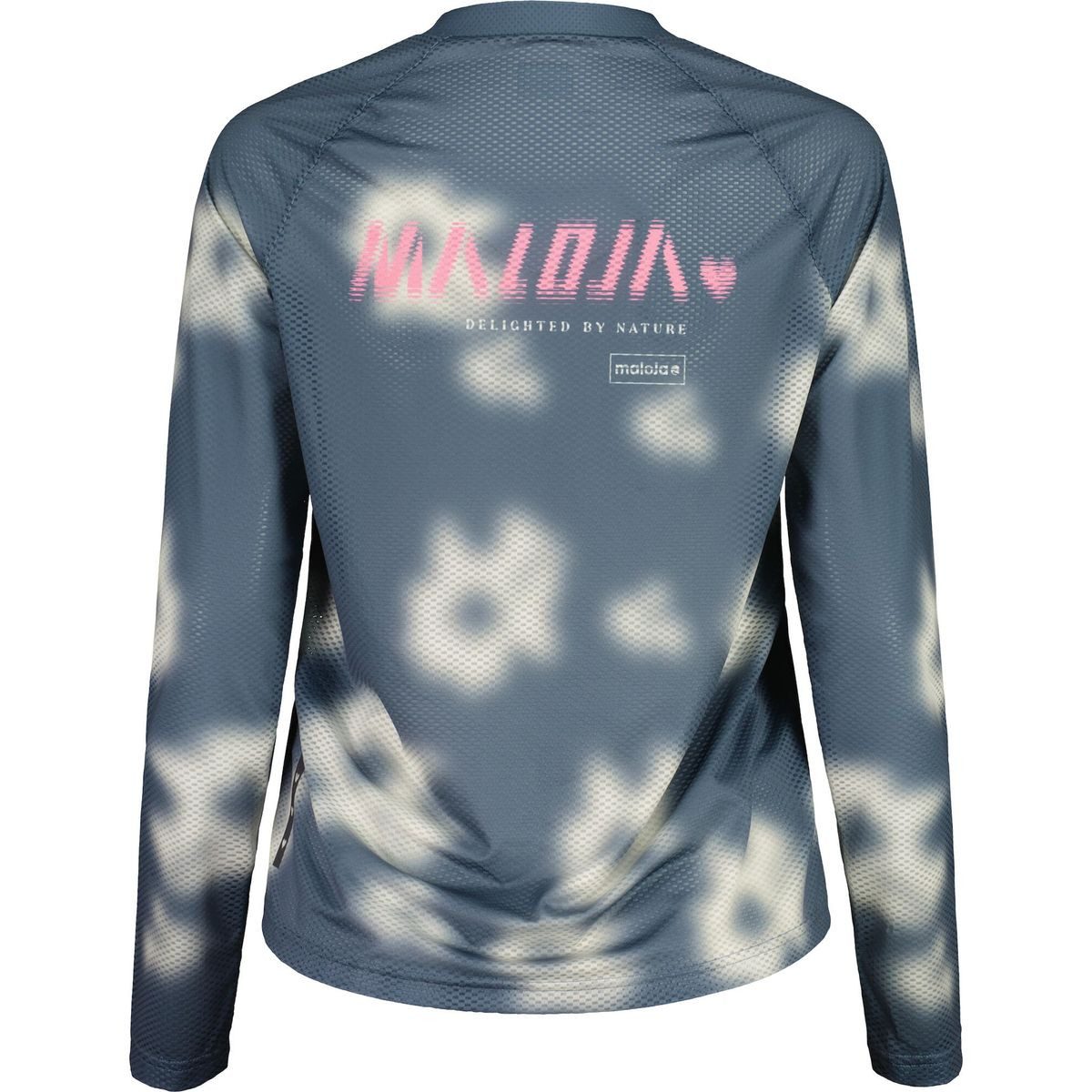 Maloja Radtrikot BaldoM. Technisches Gravel Shirt aus recyceltem Material mit reflektierenden