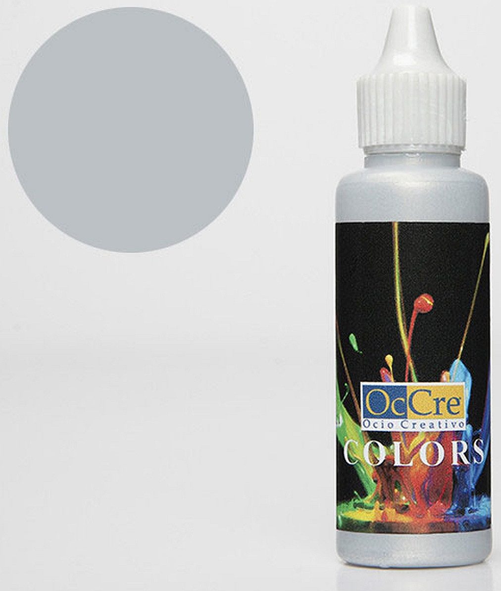 OcCre Modellbausatz Ocolor Silver 30 ml EOL, (Bastelbedarf, 1-tlg., Oberflächenbehandlung), Made in Europe