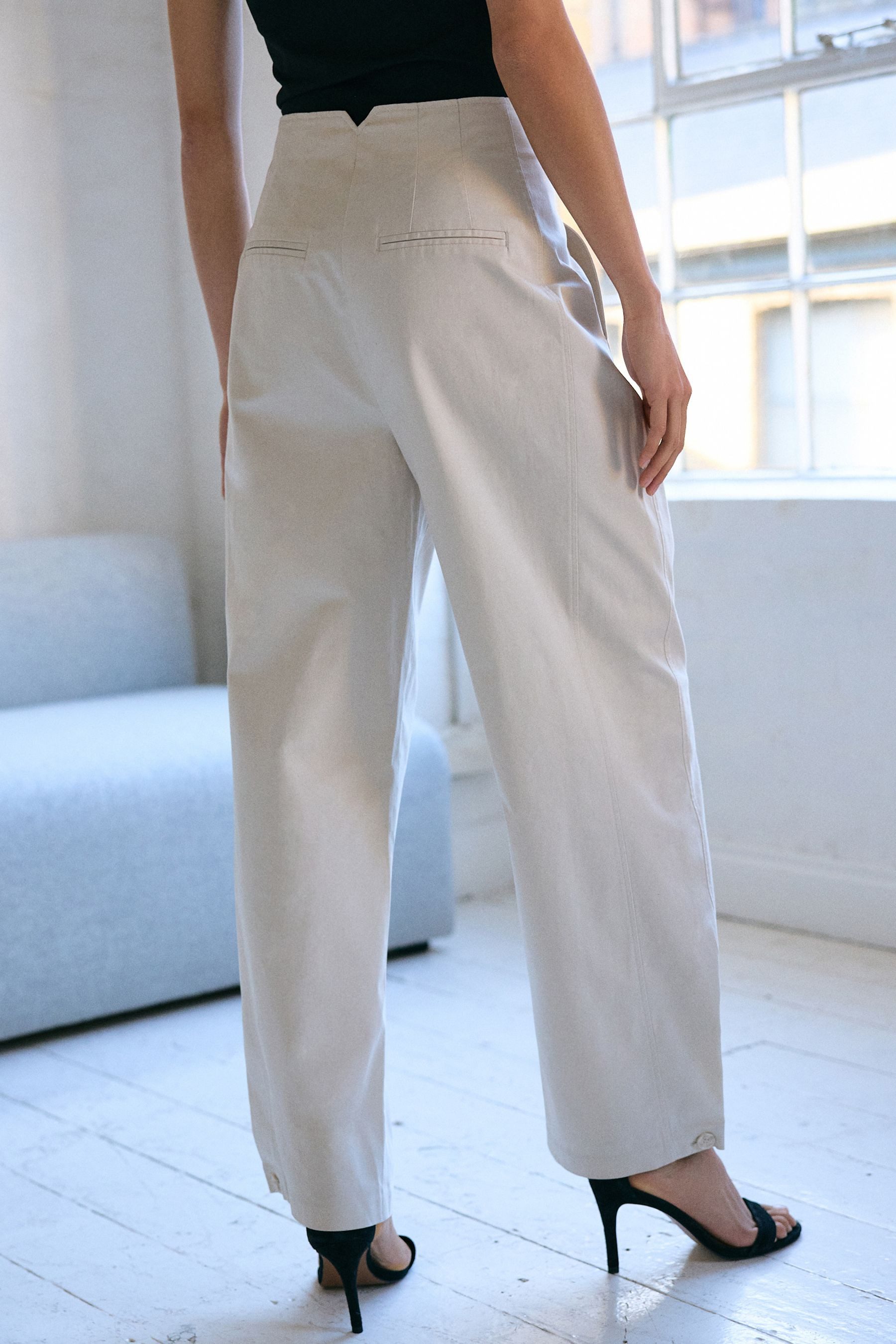 Next Stoffhose Anzughose mit Knopfsaum – günstig online kaufen