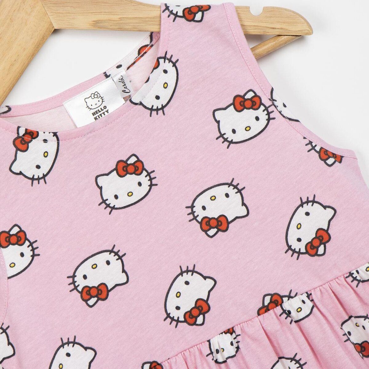 Hello Kitty Sommerkleid Hello Kitty Kleid Mädchenkleid & Freizeitkleid