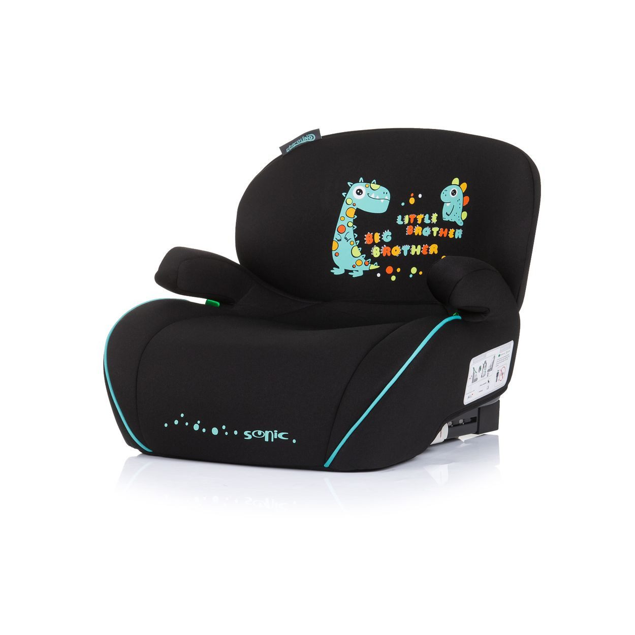Chipolino Kindersitzerhöhung Kindersitz, Sitzerhöhung Sonic, ab: 6, bis: 12, Isofix, i-Size, 125-150 cm, Armlehne