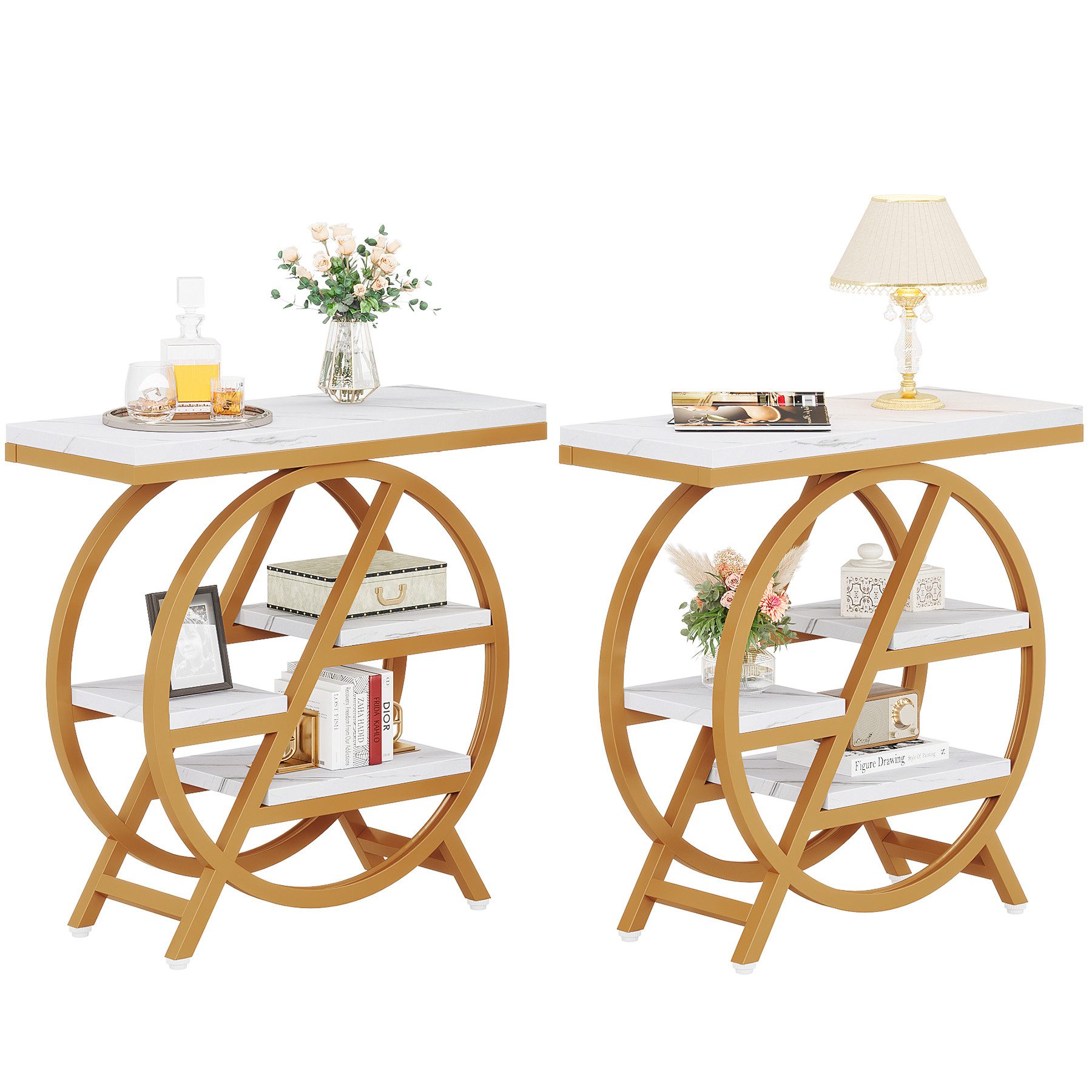 Tribesigns Beistelltisch 65cm Couchtische, Sofatisch mit günstig online kaufen