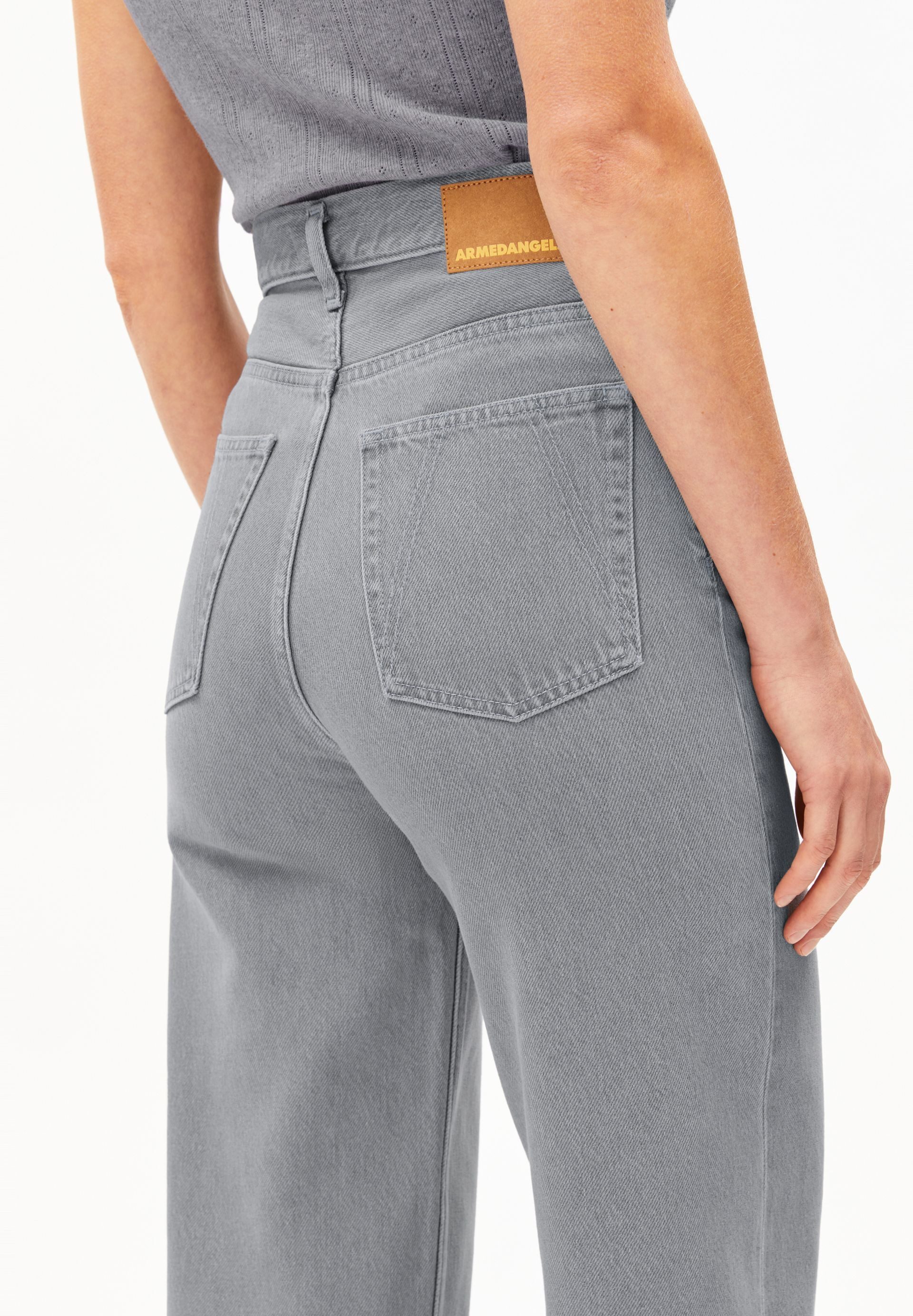 Armedangels Weite Jeans ENIJAA TENCEL™ Lyocell Mix Non Stretch (Non-Stretch, Regular Fit) High waist