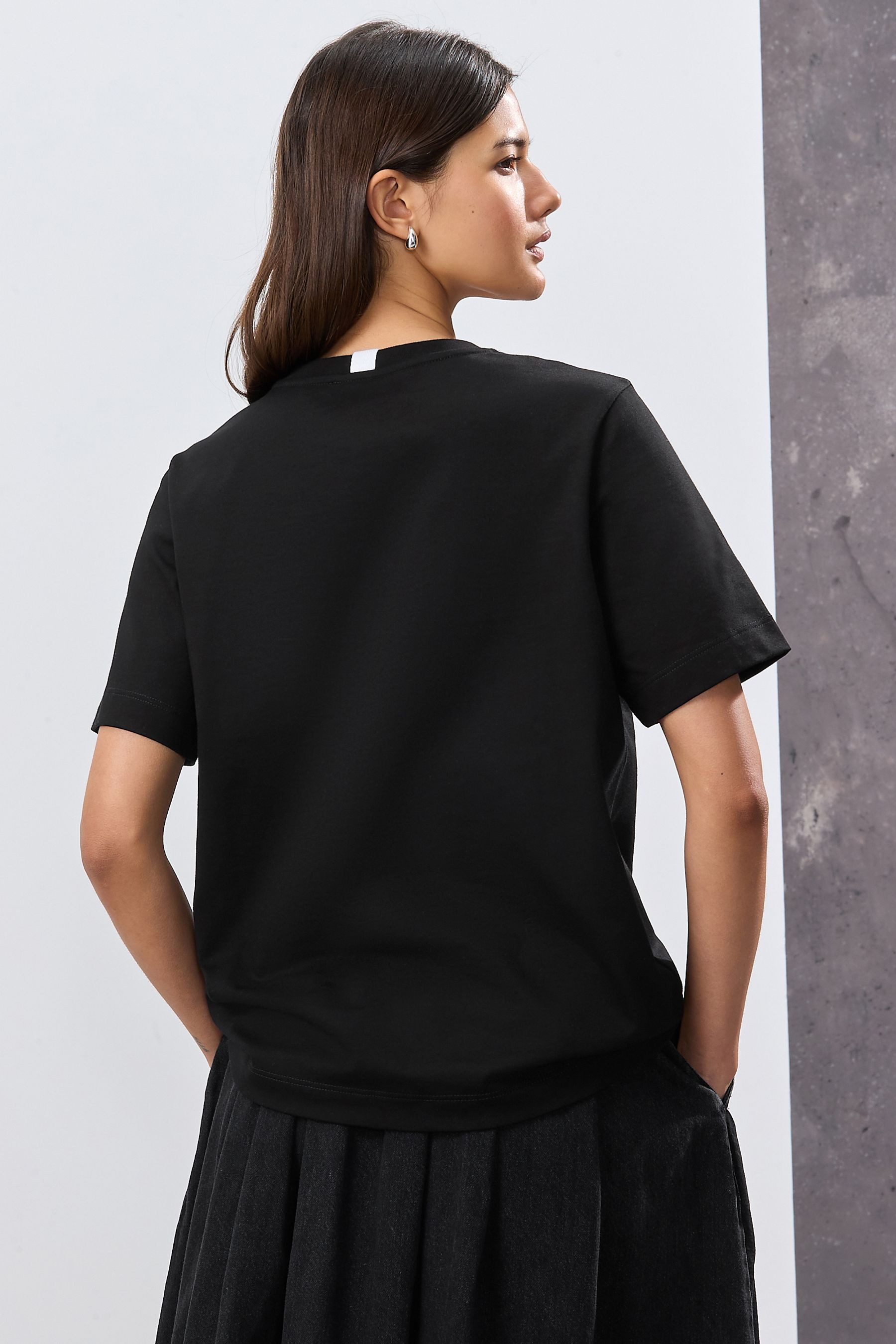 Next T-Shirt Schweres T-Shirt mit Provence-Grafik günstig online kaufen