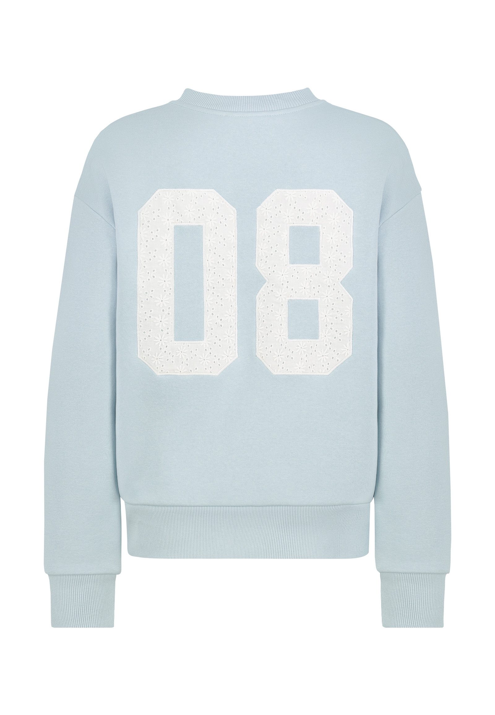 SUBLEVEL Sweatshirt Damen Pullover langarm bestickt Backprint Sweater, Swea günstig online kaufen