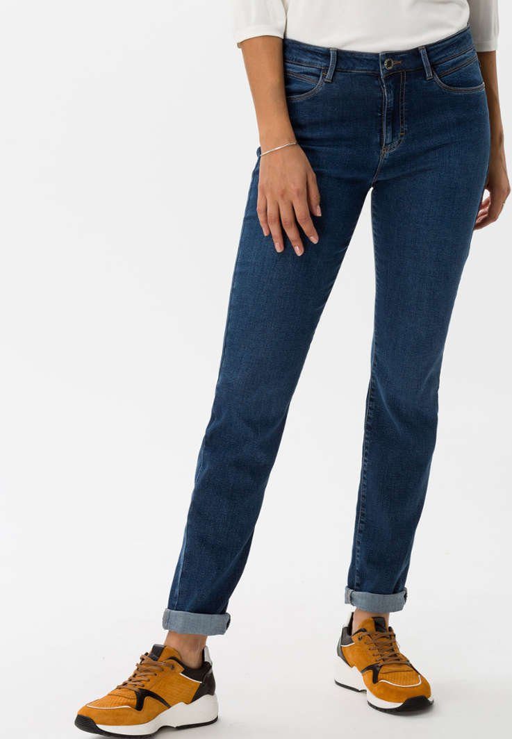 SHAKIRA Brax blau Style 5-Pocket-Jeans