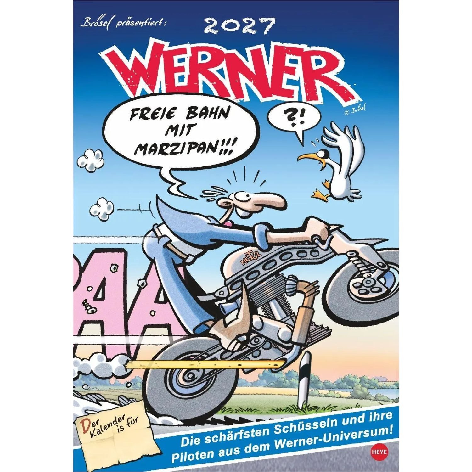 HEYE Wandkalender Werner Kalender 2027