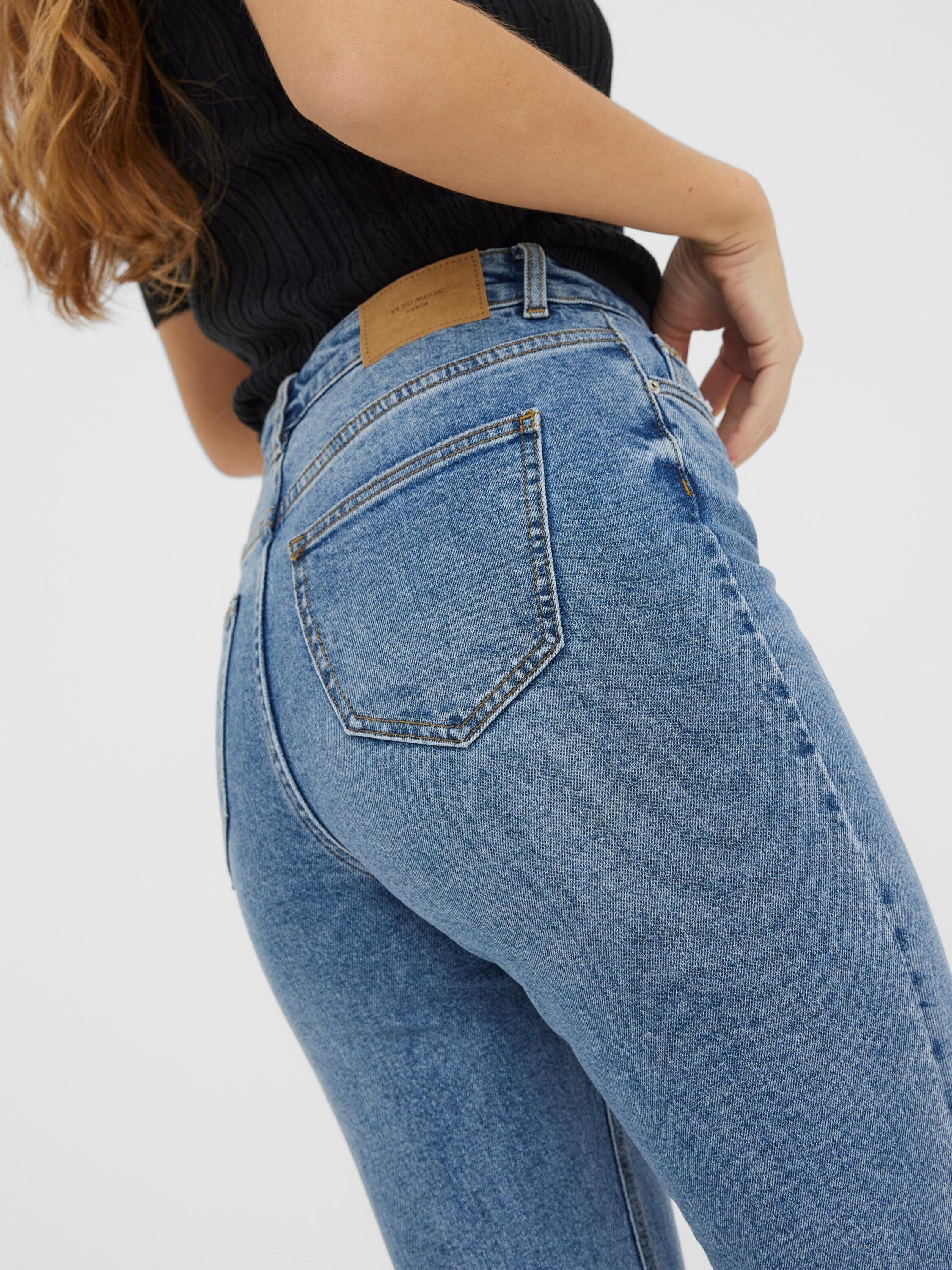 Moda Vero 7/8-Jeans Plain/ohne Details Ellie (1-tlg)