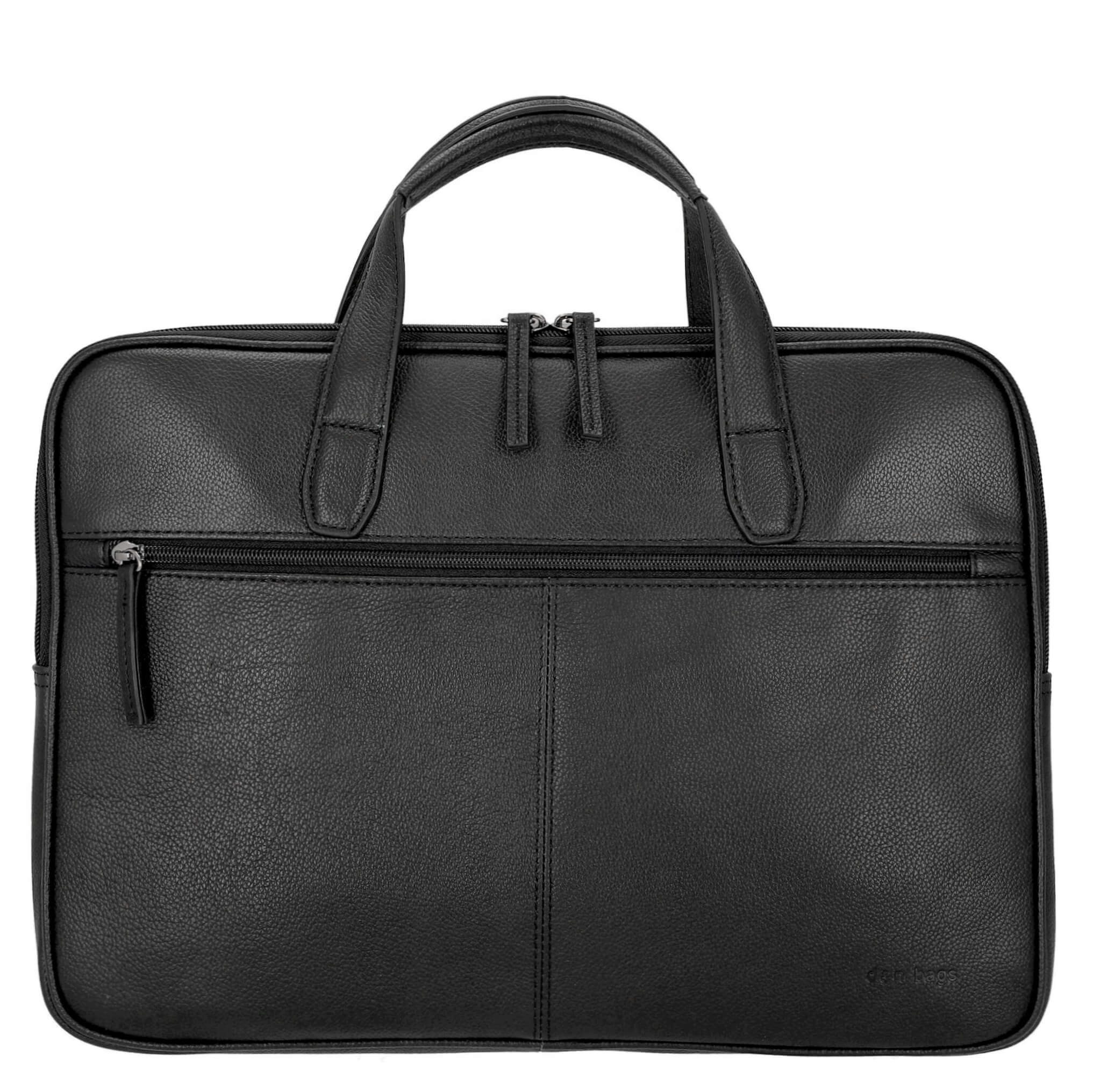 D&N Aktentasche Business Line - Aktentasche 40 cm Leder (black)