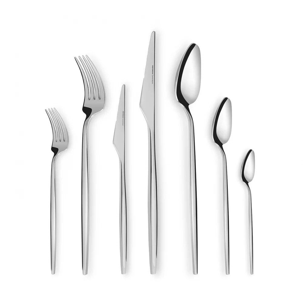 Karaca Besteck-Set Karaca Moongate Besteckset für 12 Personen 84-teilig Edelstahl Silber (84-tlg), 12 Personen, 316+ Edelstahl