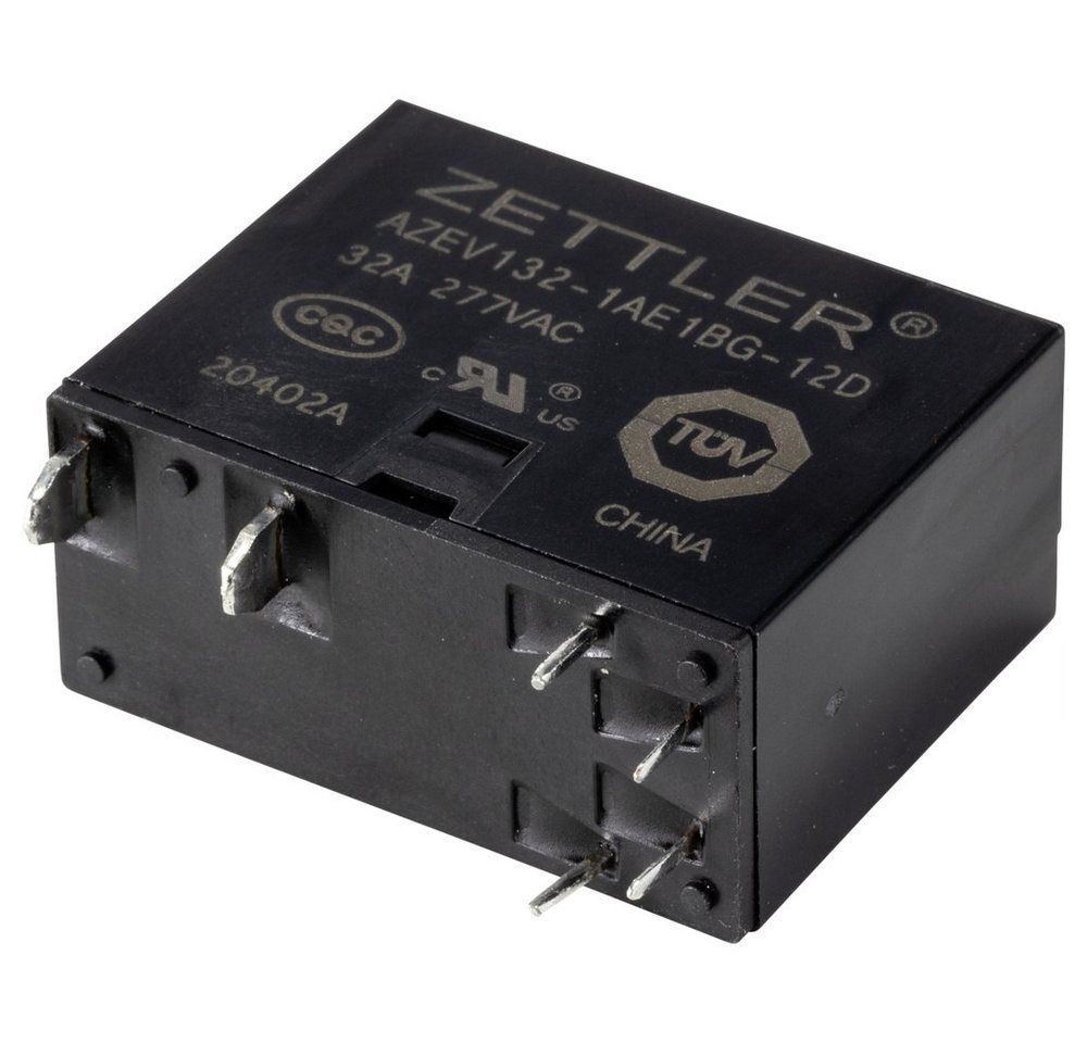 Thumbnail - Zettler Electronics Zeitrelais Zettler Electronics AZEV132-1AE1BG-12D Powerrelais 12 V/DC 32 A 1 Schl, (AZEV132-1AE1BG-1...