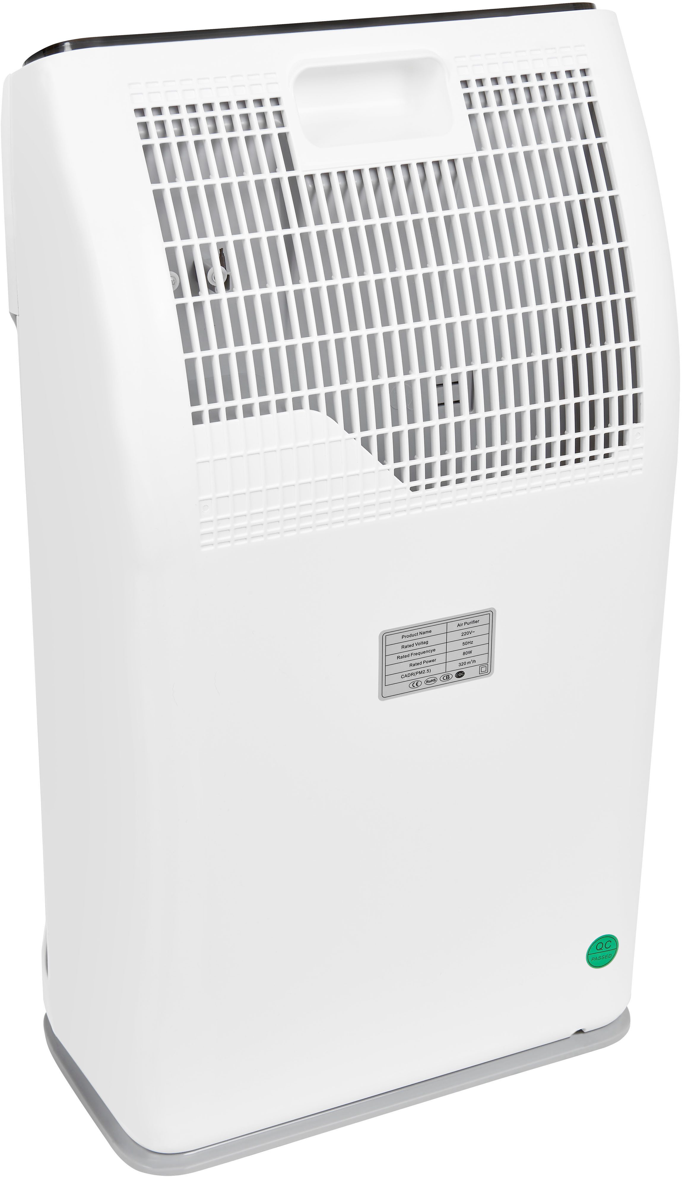 Gutfels Luftreiniger LR 67014 we, für 40 m² Räume, 7-fache Filtertechnologie, Filtrationsleistung 320m² CADR/h