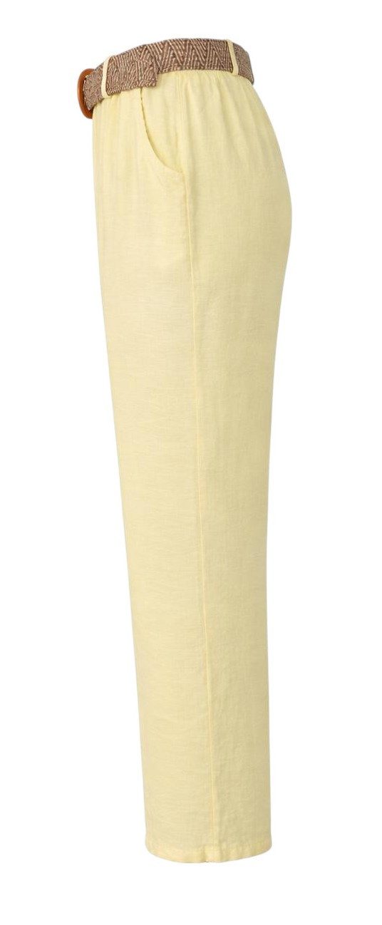 Mississhop Paperbag-Hose Damen Palazzo Hose – leichte Sommerhose mit Gürtel S/M, Art.2562