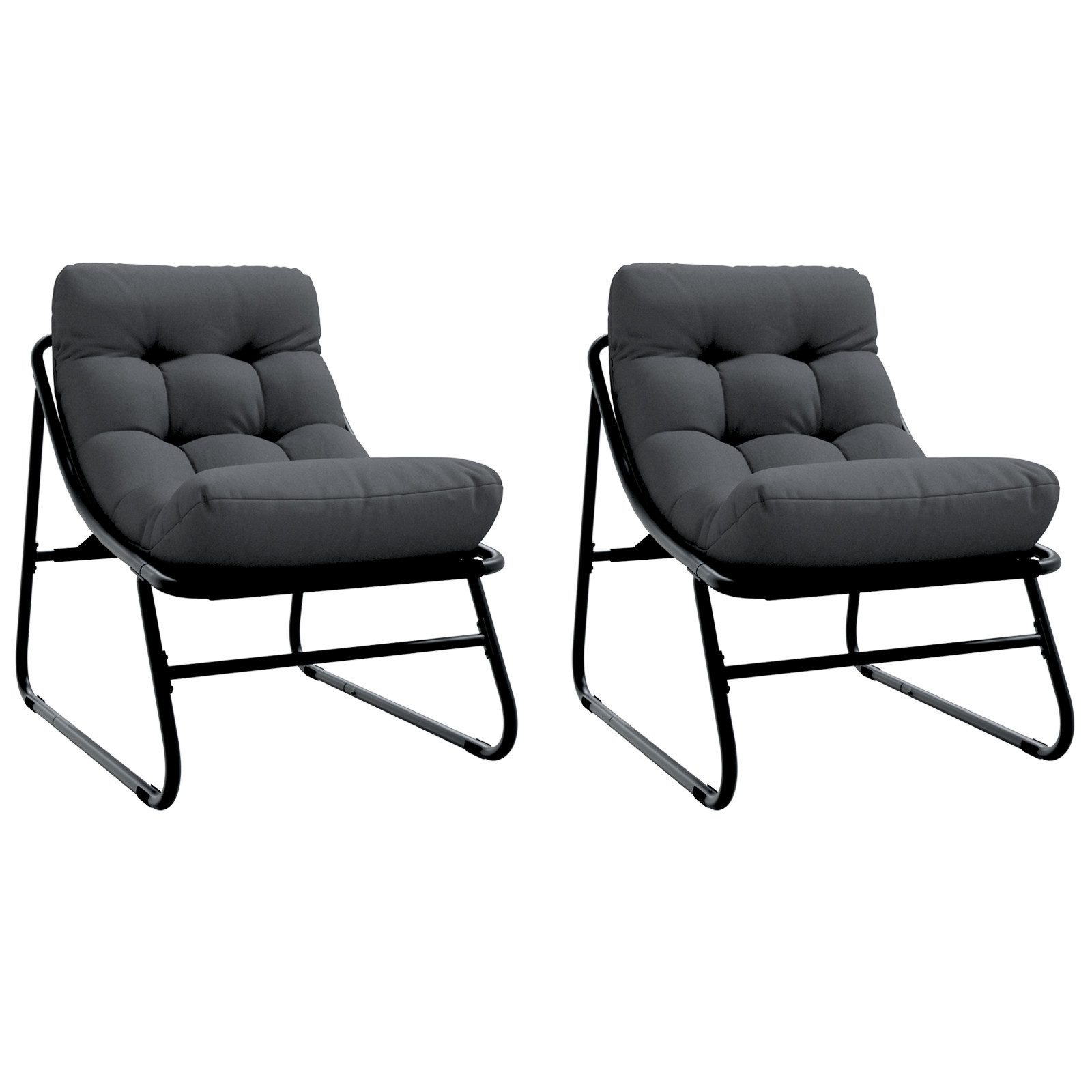vidaXL Gartenstuhl Garten-Relaxstühle 2 Stück mit günstig online kaufen