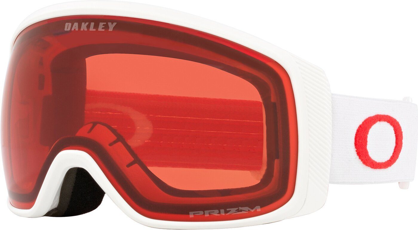 Oakley FLIGHT 3200 MATTE WHITE PRIZM XM ROSE TRACKER Skibrille /