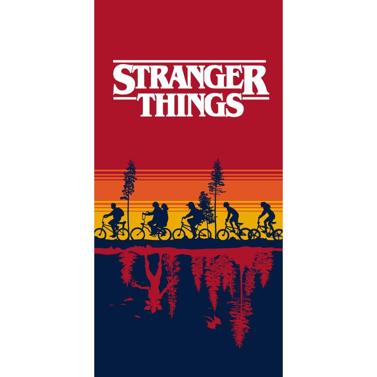 Stranger things Strandtuch Strandtuch Badetuch 70×140 cm Baumwolle