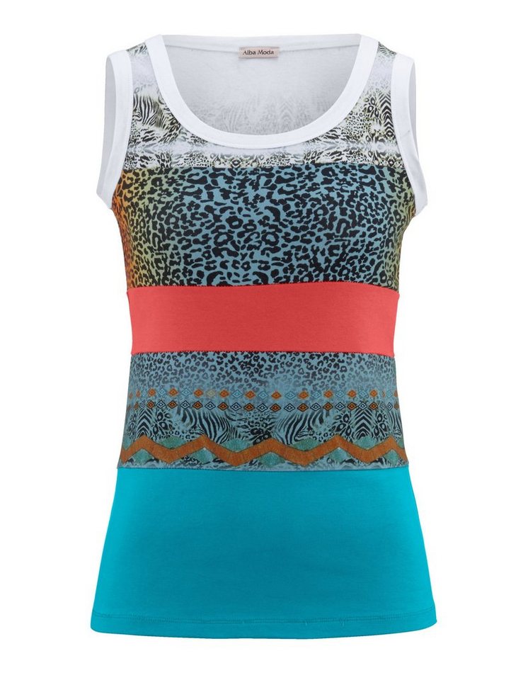 Alba Moda Strandtop im Steifenlook Alba Moda Strandtop im Steifenlook