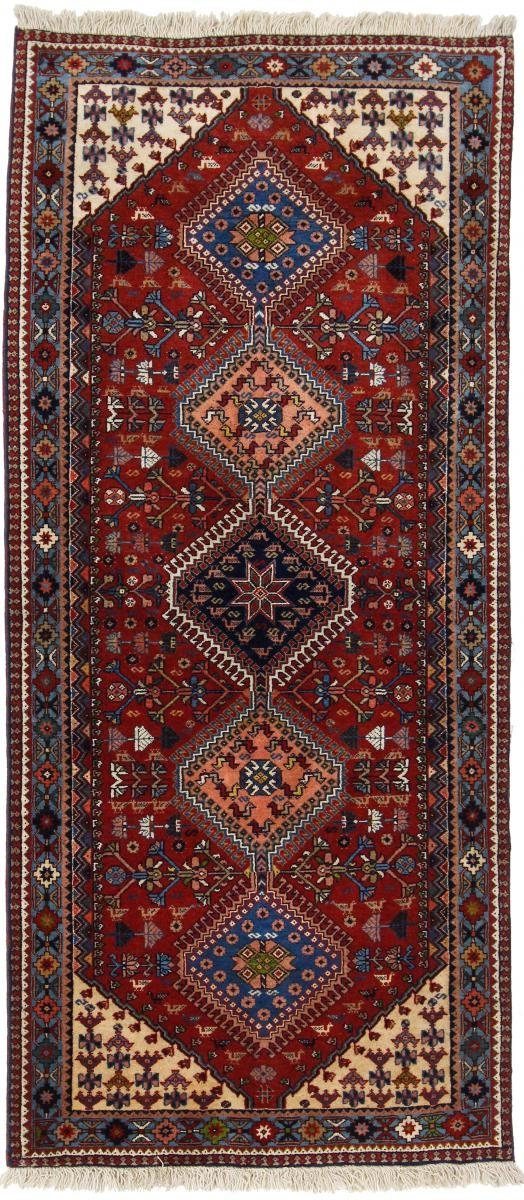 Orientteppich Yalameh Aliabad 79x185 Handgeknüpfter Orientteppich / Perserteppich, Nain Trading, rechteckig, Höhe: 12 mm