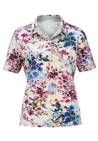 MONA Кофта-поло с Floraldruck